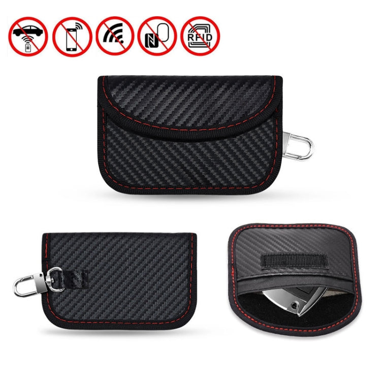 Carbon Fiber RFID Card Case Radiation-Proof Car Key Signal Shielding Bag, 10.5 x 6.5cm, 11.5 x 7.5cm Carbon Fiber RFID Card Case Radiation-Proof Car Key Signal Shielding Bag, 10.5 x 6.5cm, 11.5 x 7.5cm